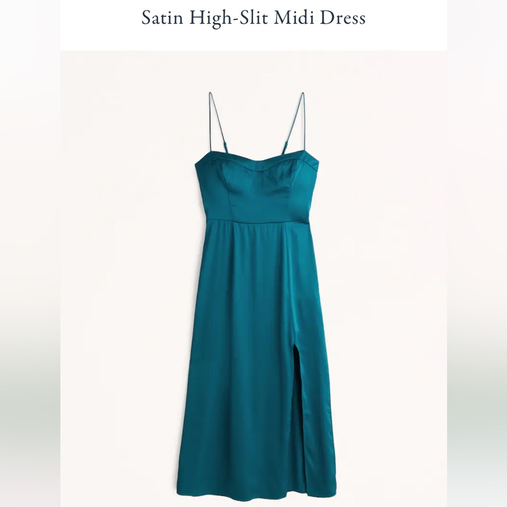Abercrombie High-Slit Midi Dress NWT